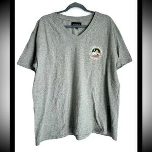 ALASKA Women’s T-Shirt w/ Emblem Gray Sz XXL BRAND NEW WITH TAGS